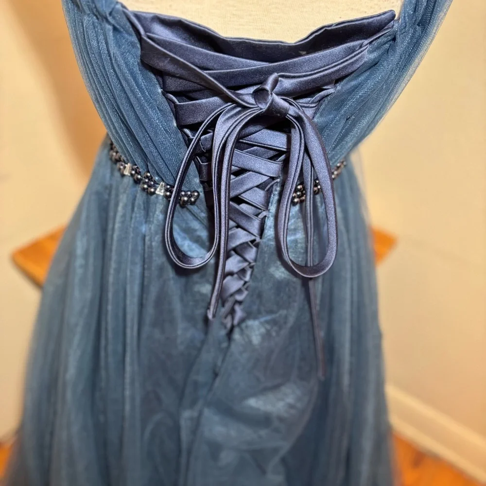 Gorgeous Jeweled Evening Gown Dress - Picture 9 of 16
